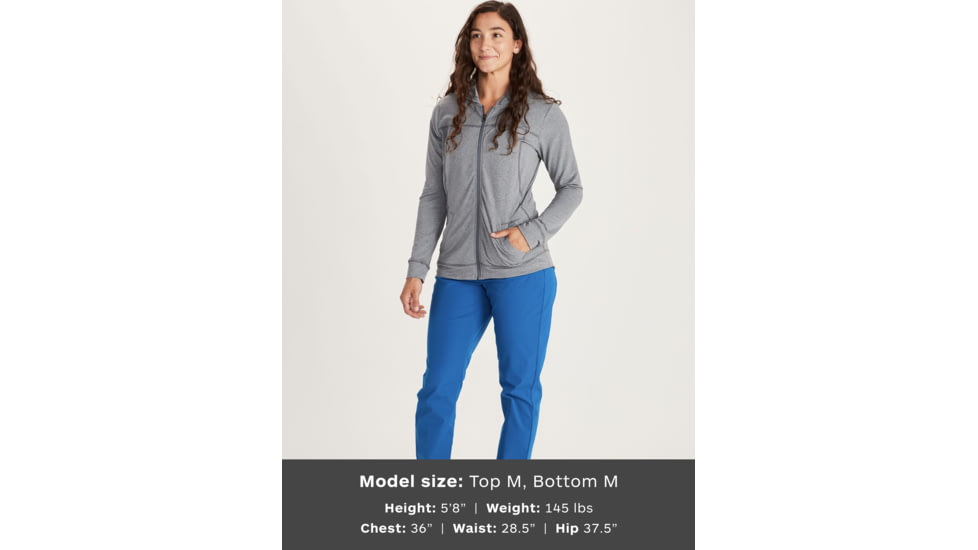 Marmot Tomales Point Hoodie - Womens, Steel Onyx Heather, Large, 46440-8702-L