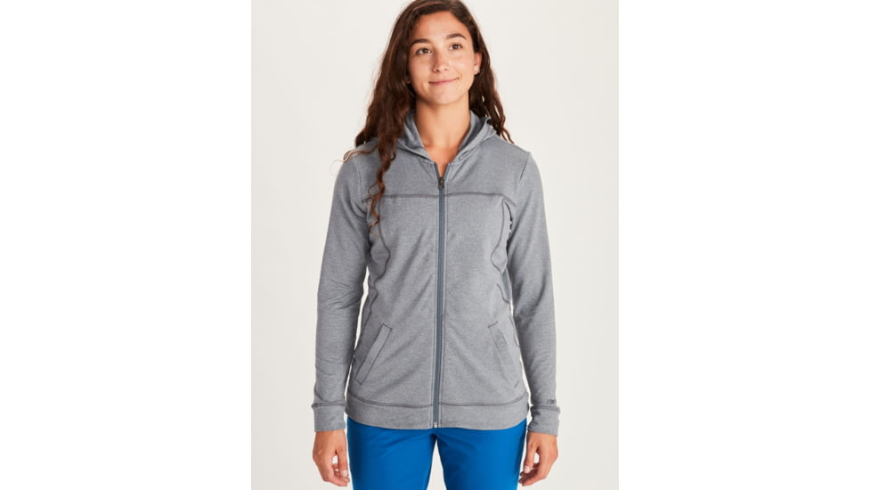 Marmot Tomales Point Hoodie - Womens, Steel Onyx Heather, Large, 46440-8702-L