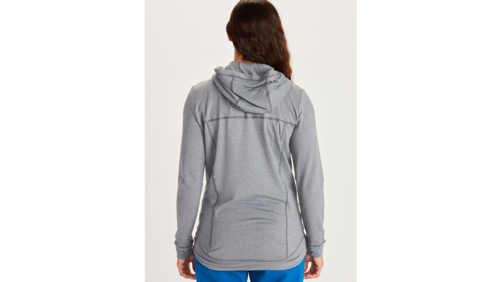 Marmot Tomales Point Hoodie - Womens, Steel Onyx Heather, Large, 46440-8702-L