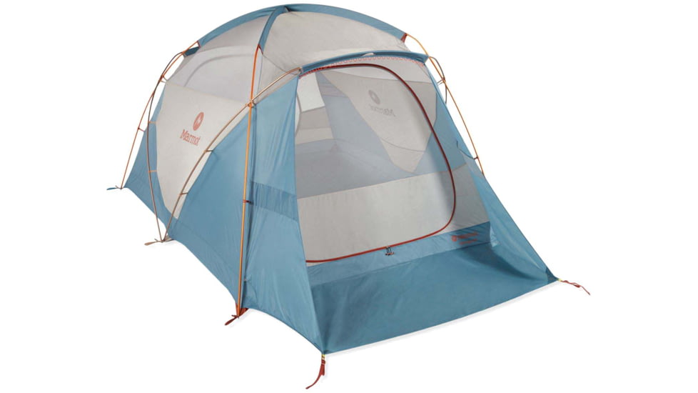 Marmot Torreya 4P, Picante/Cascade Blue, 32500-5815-ONE