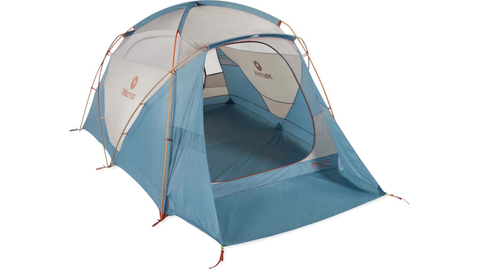 Marmot Torreya 4P, Picante/Cascade Blue, 32500-5815-ONE