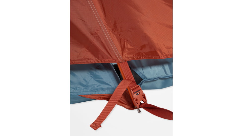 Marmot Torreya 4P, Picante/Cascade Blue, 32500-5815-ONE