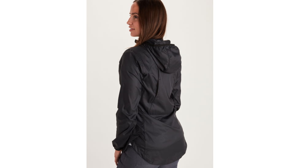 Marmot Trail Wind Hoodie - Womens, Black, Small, 36650-001-S