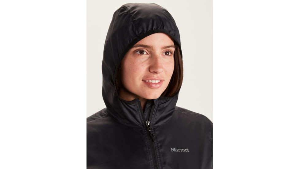 Marmot Trail Wind Hoodie - Womens, Black, Small, 36650-001-S