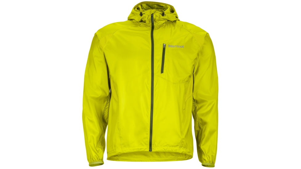 Trail Wind Hoody - Mens-Bright Lichen-Large