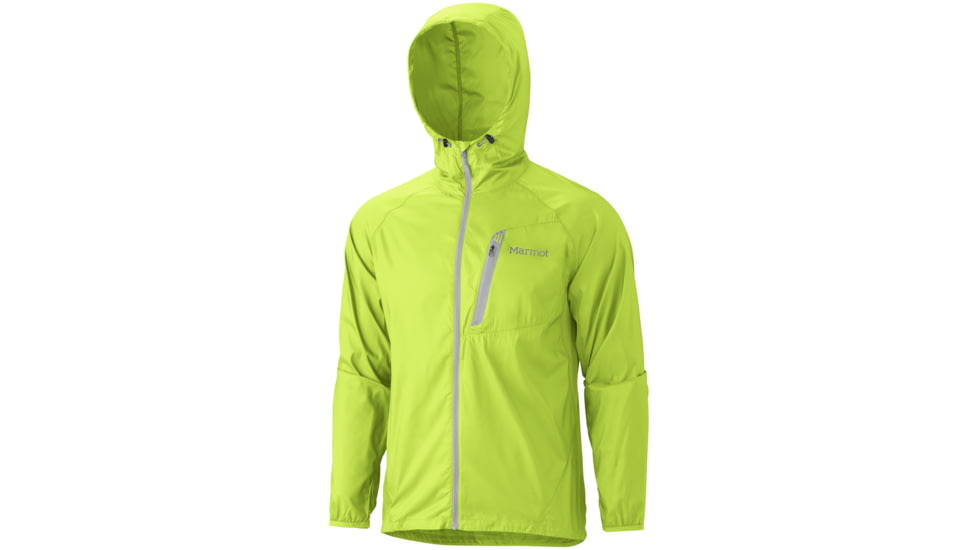 Marmot Trail Wind Hoody - Men's-Small-Green Lime