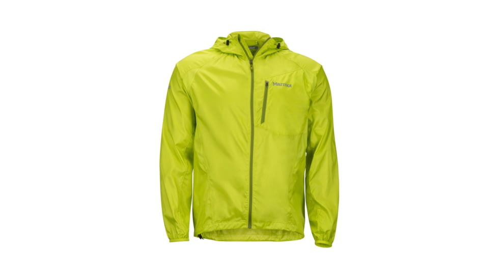 Marmot Trail Wind Hoody - Mens, Bright Lime, Small 51170-4458-S