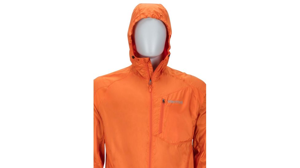 Marmot Trail Wind Hoody - Mens, Tangelo, 2XL 51170-9434-XXL