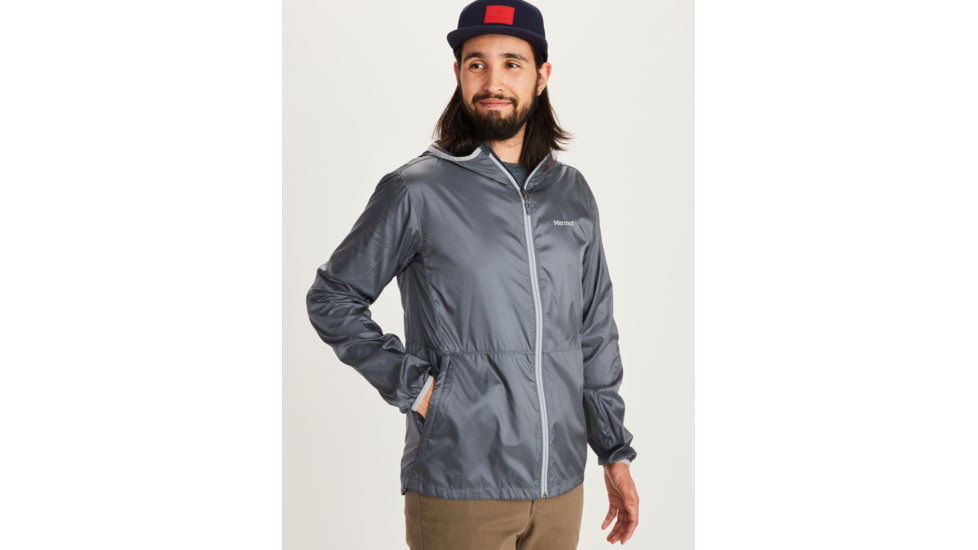 Marmot Trail Wind Hoody - Mens, Steel Onyx, Small, 31270-1515-Steel Onyx-S