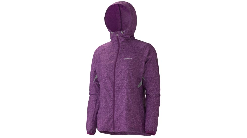 Marmot Trail Wind Hoody - Women's-Grape Juice Swirl-Small