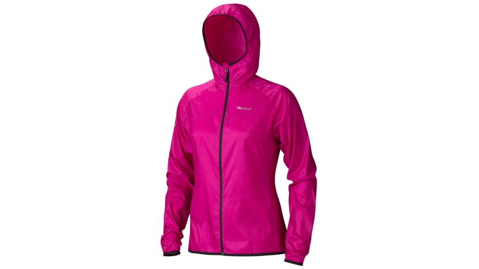 Marmot Trail Wind Hoody - Women's-Medium-Lipstick