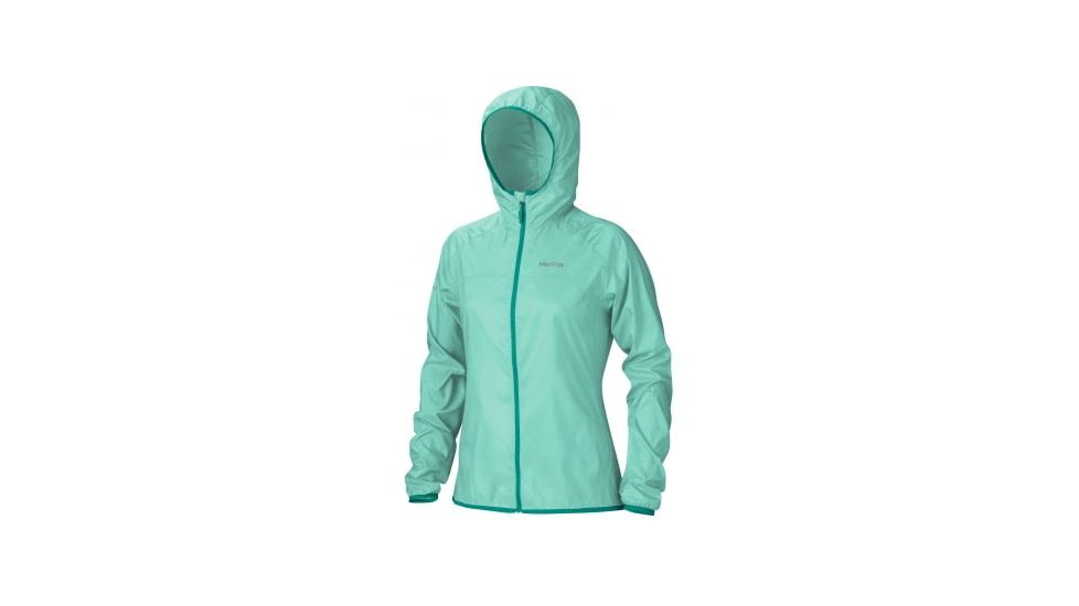 Marmot Trail Wind Hoody - Womens-Medium-Ice Green