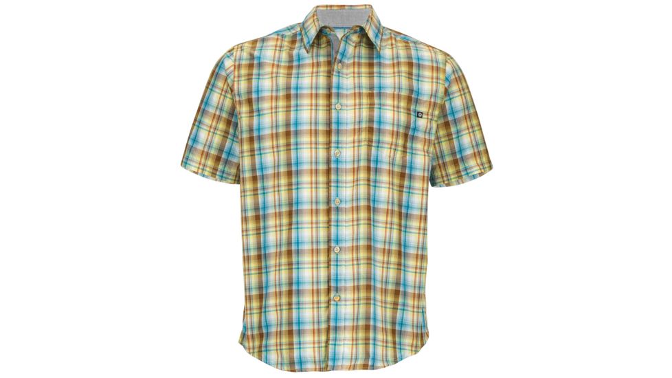 Trailhead Short Sleeve Shirt - Mens-Yellow Light-Small