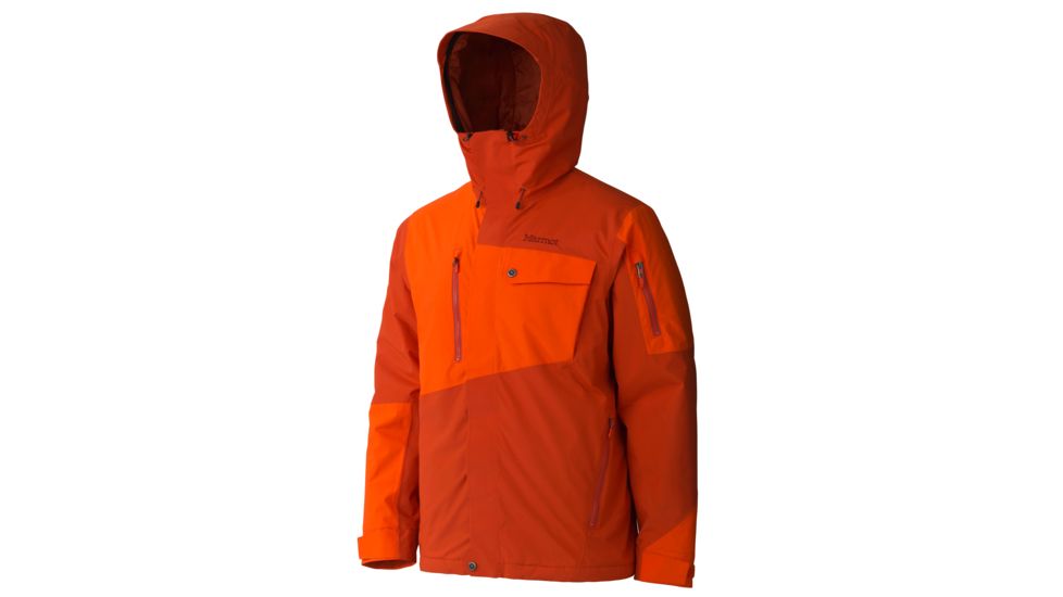 Marmot Tram Line Jacket - Men's-Orange Haze/Blaze-Large