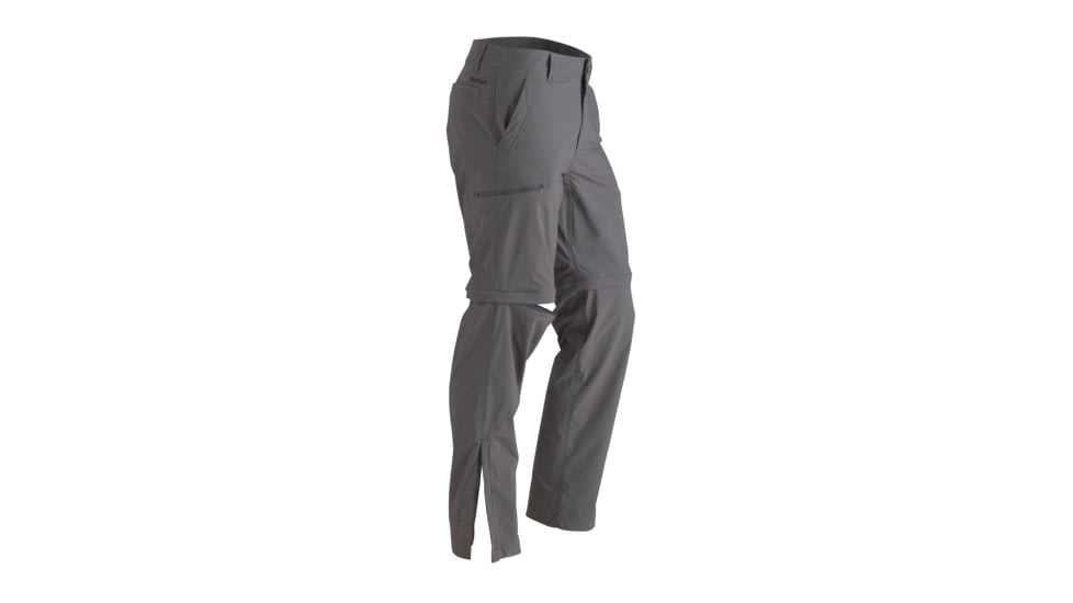 Marmot Transcend Convertible Pant - Men's-Cinder-32 Waist-Regular Inseam