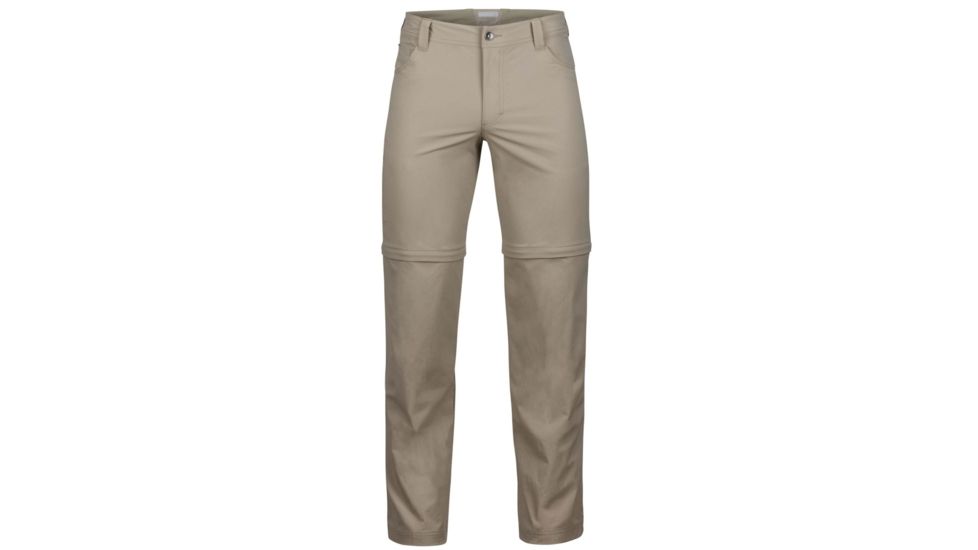 Marmot Transcend Convertible Short Pant - Mens, Light Khaki, 34 43650S-7040-34