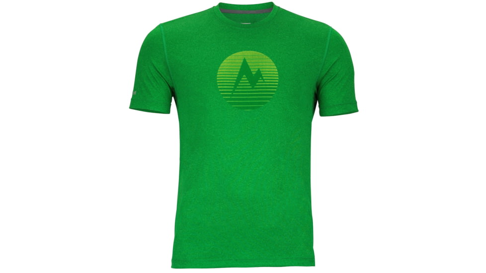 Marmot Transporter Short Sleeve Tee - Men's-Green Bean Heather-XX-Large