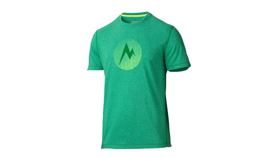 Marmot Transporter Short Sleeve Tee - Men's-Greenway Heather-Medium