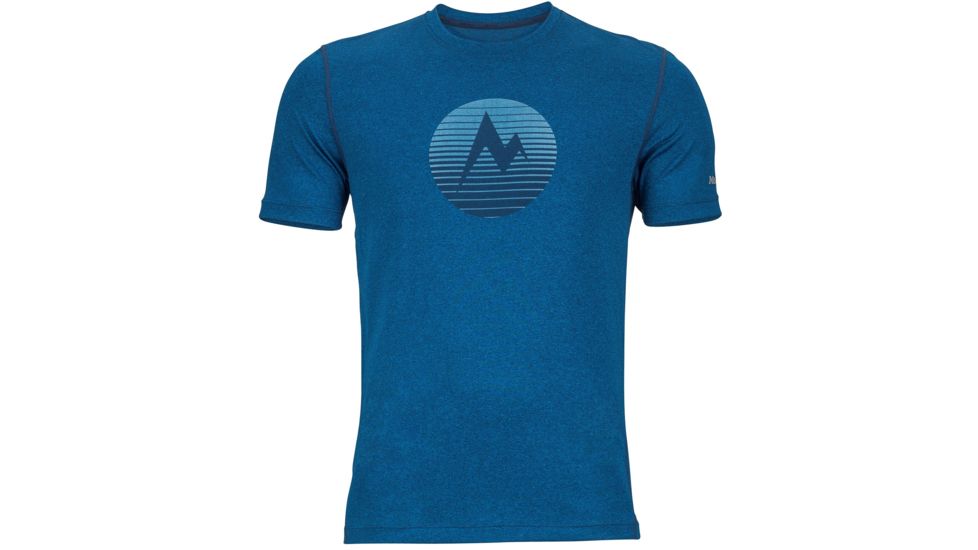 Marmot Transporter Short Sleeve Tee - Men's-Vintage Navy Heather-XX-Large