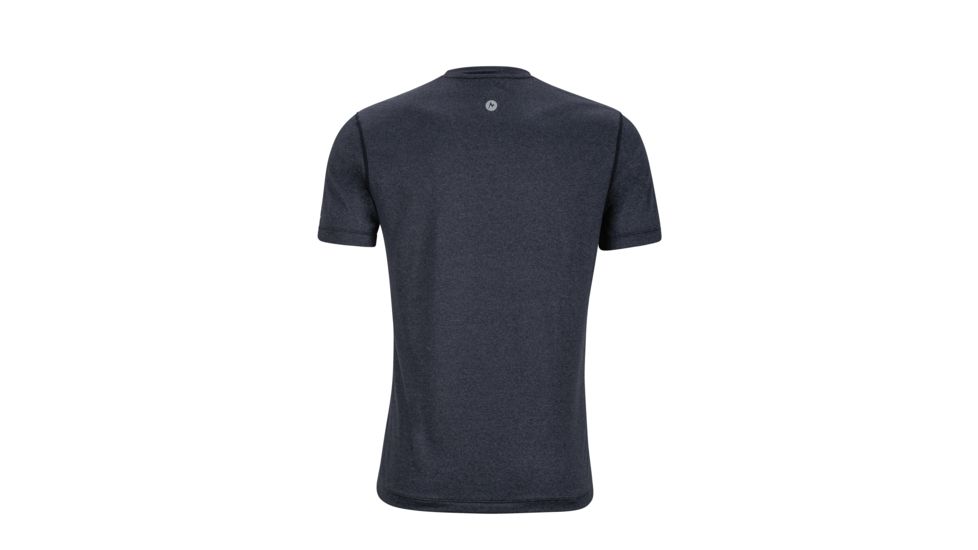 Marmot Transporter Short Sleeve Tee - Mens, Black Heather, Medium 54880-5608-M