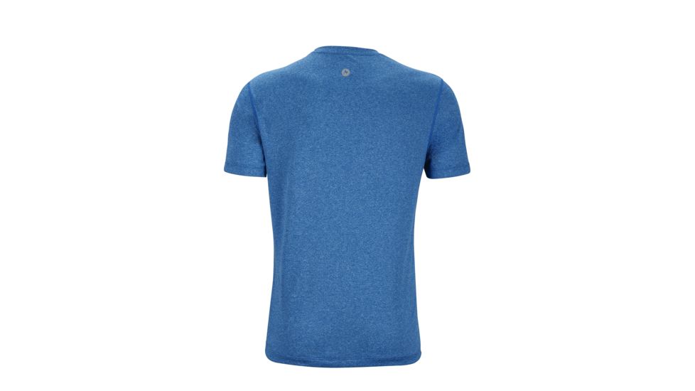 Marmot Transporter Short Sleeve Tee - Mens, True Blue Heather, Medium 54880-8737-M