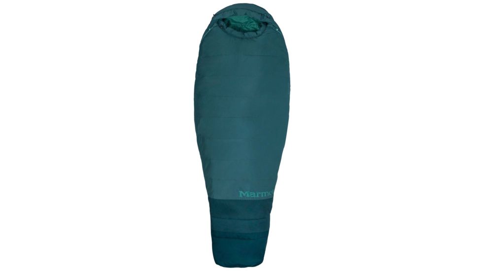 Marmot Trestles 15 Tl Sleeping Bag, Dark Agave/Sea Moss, Reg 5ft 6in, LZ 39650-4806-Reg: 5'6" / LZ