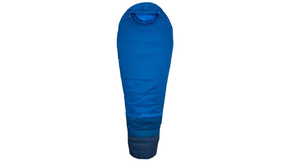 Marmot Trestles 15 Tl Sleeping Bag, Classic Blue/Estate Blue, Reg 6ft 0in, LZ 39690-3600-Reg: 6'0" / LZ