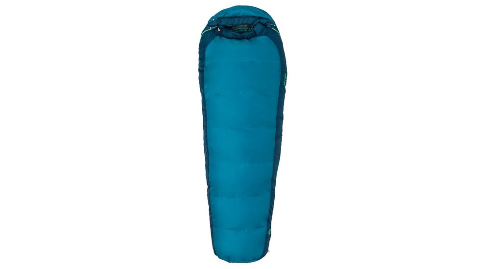 Marmot Trestles 30 Sleeping Bag - Kid's, Turkish Tile/Denim, Reg 5ft / Left Zip, 38470-3907-LZ