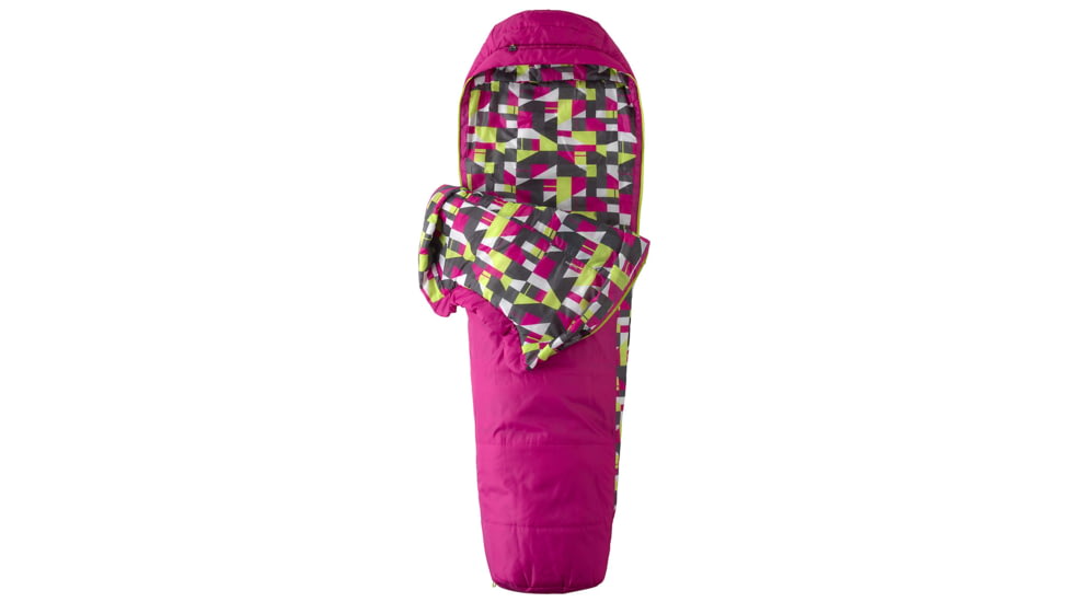 Marmot Trestles 30 Sleeping Bag, Synthetic, Kid's, Lipstick, Regular, Left, MAR0744-LIPSTICK-REGULAR-LEFT