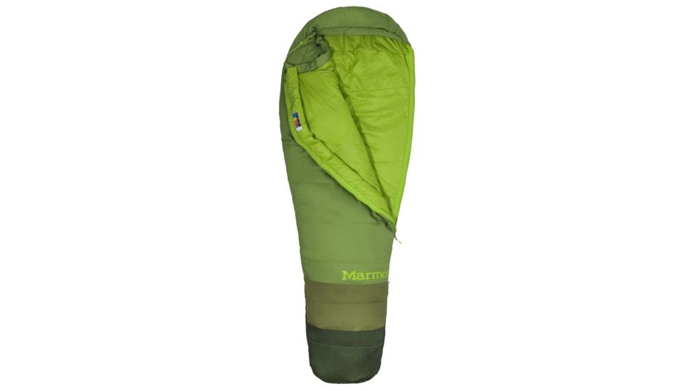 Marmot Trestles 30 Tl Sleeping Bag, Peridot/Cedar, Reg 6ft 0in, LZ 39710-4793-Reg: 6'0" / LZ