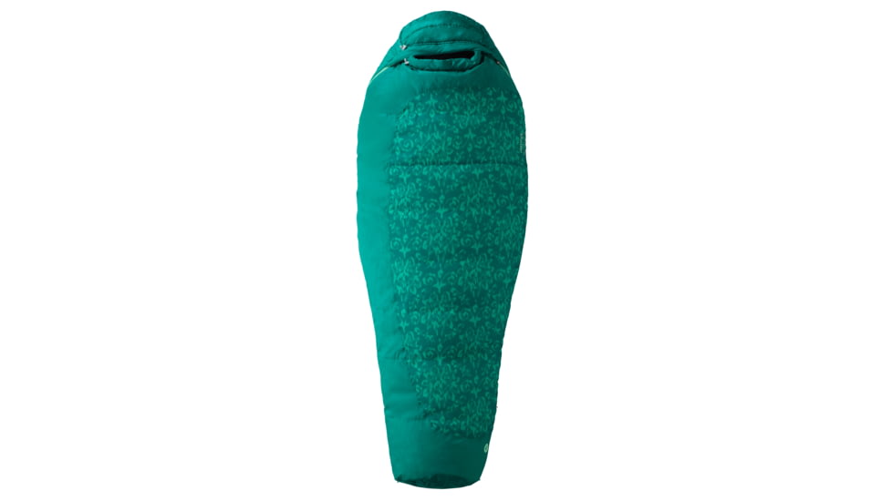Marmot Trestles 30 Women's Sleeping Bag, Gem Green, Long, Left, MAR0075-201416