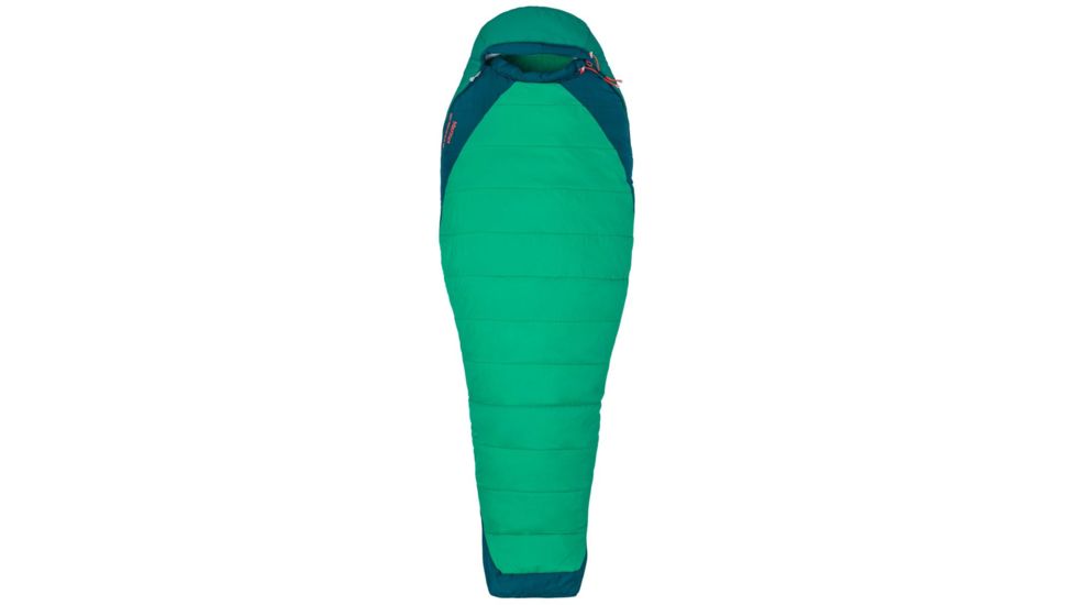 Marmot Trestles Elite 30 Sleeping Bag, Long, Turf Green/Garden Green, Long 6ft 0in, RZ 23700-4751-Long: 6'0&quot; / RZ