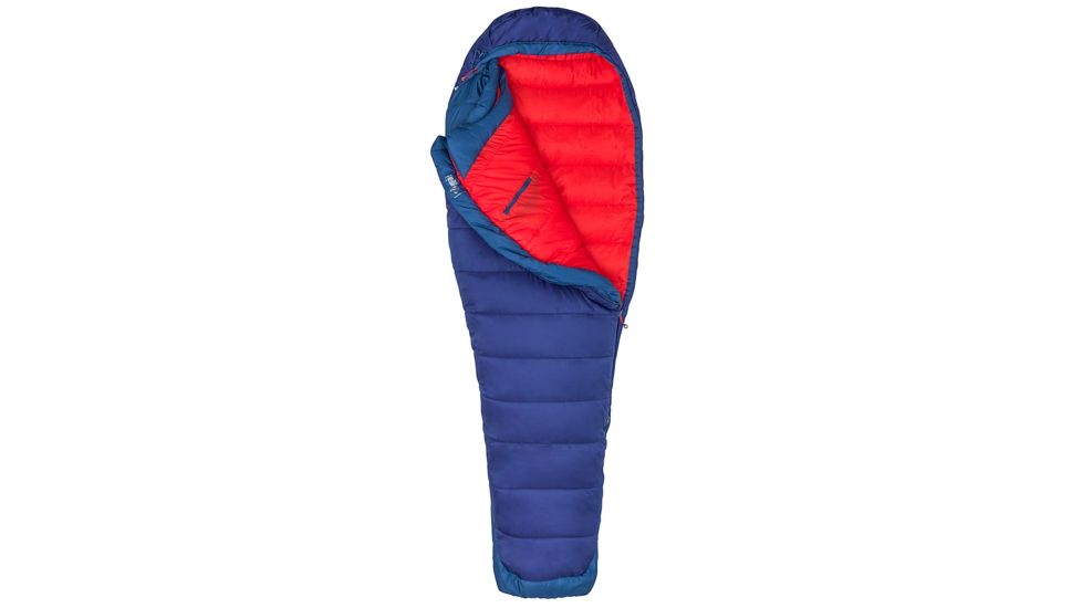 Marmot Trestles Elite Eco 20 Sleeping Bag- Womens, Midnight/Storm, Regular, Left Zip, 38320-3550-LZ