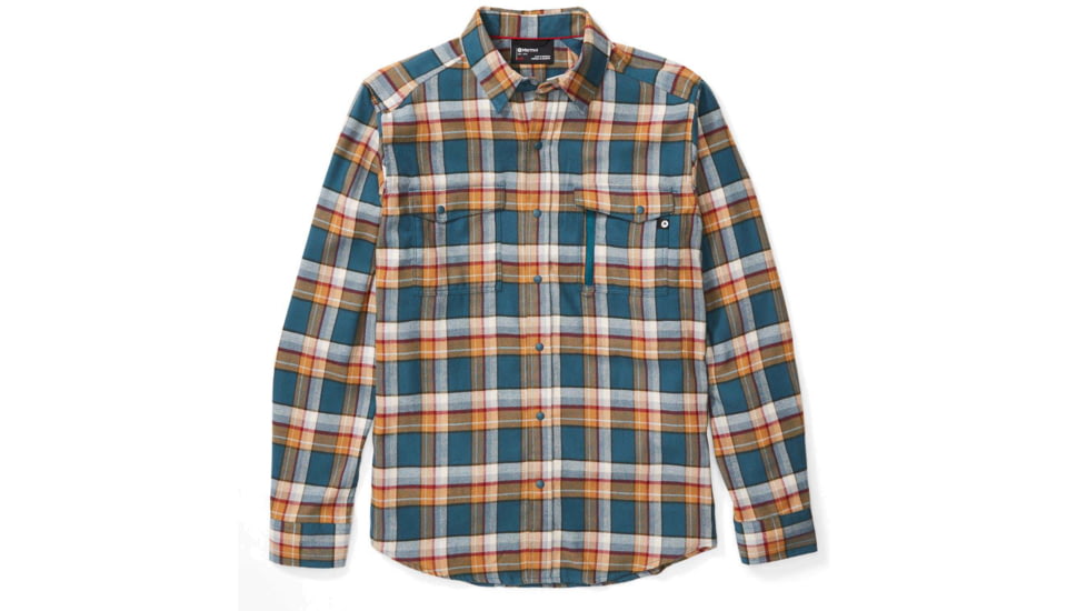 Marmot Tromso Midweight Flannel Long Sleeve - Mens, Stargazer, Large, 33320-1996-L