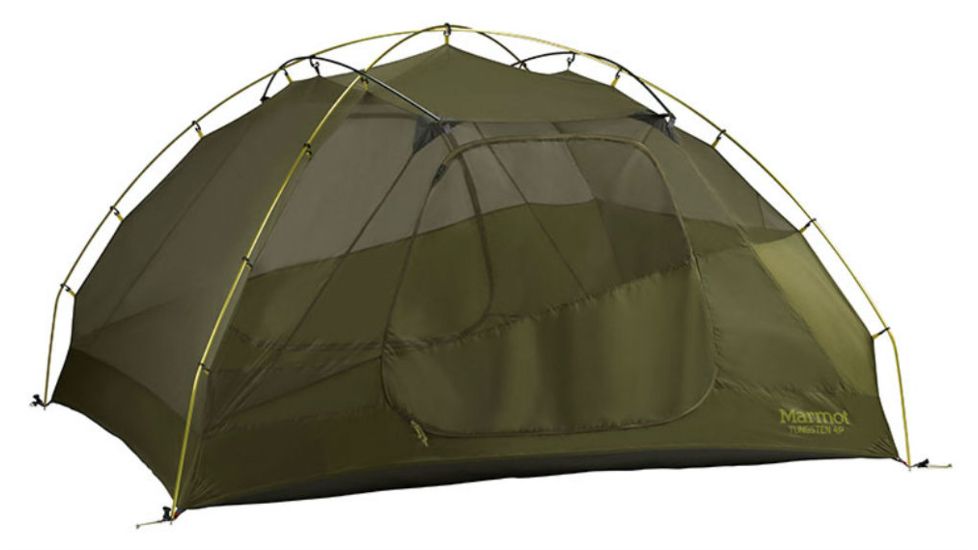 Marmot Tungsten Tent - 4 Person, Green Shadow/Moss, One Size, 29220-4200-ONE