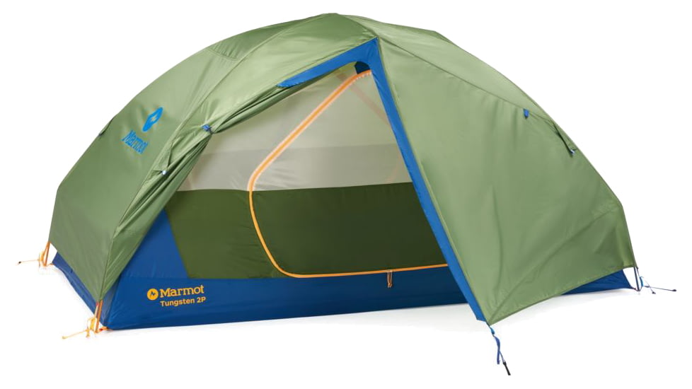 Marmot Tungsten Tent - 2 Person, Foliage/Dark Azure, One Size, 195115053277