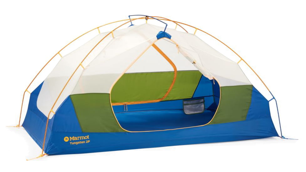 Marmot Tungsten Tent - 2 Person, Foliage/Dark Azure, One Size, 195115053277