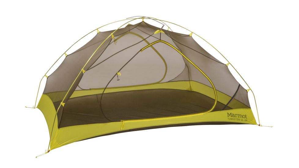 Marmot Tungsten UL 2P - 2 Person, 3 Season-Dark Citron/Citronelle-3.5 lb