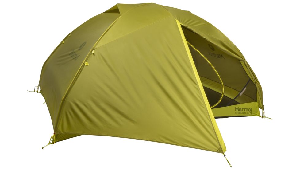 Marmot Tungsten UL 3P - 3 Person, 3 Season-Dark Citron/Citronelle