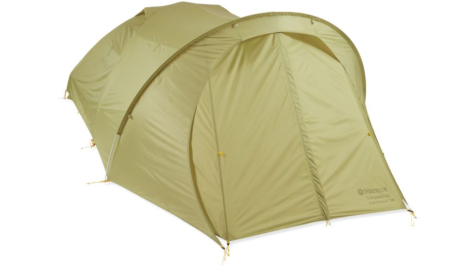 Marmot Tungsten UL Hatchback Fly - 3 Person, 3 Season, Wasabi, One Size, 37850-4207-ONE
