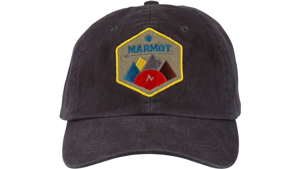 Marmot Twill Cap - Men's-Badge Dark Charcoal