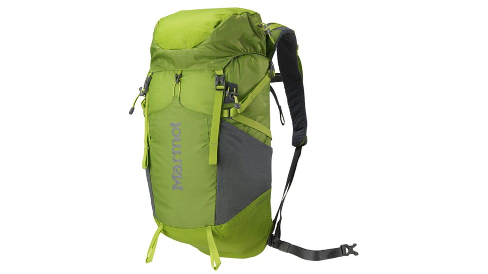 Marmot Ultra Kompressor Backpack-Green Lichen/Acid Pepper