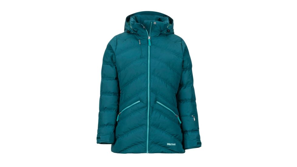 Marmot Val DSere Jacket - Womens, Deep Teal/Clear Sky, L, 75470-3607-L