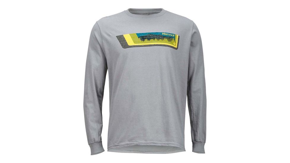 Marmot Valle Tee Long Sleeve - Men's -Steel-Medium
