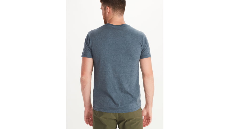 Marmot Van Life Tee Short Sleeve - Mens, Navy Heather, 2XL, M12566-8550-XXL