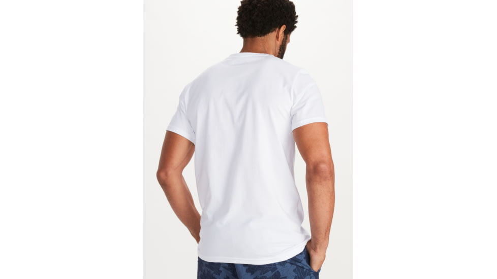 Marmot Van Life Tee Short Sleeve - Mens, White, Large, M12566-080-L