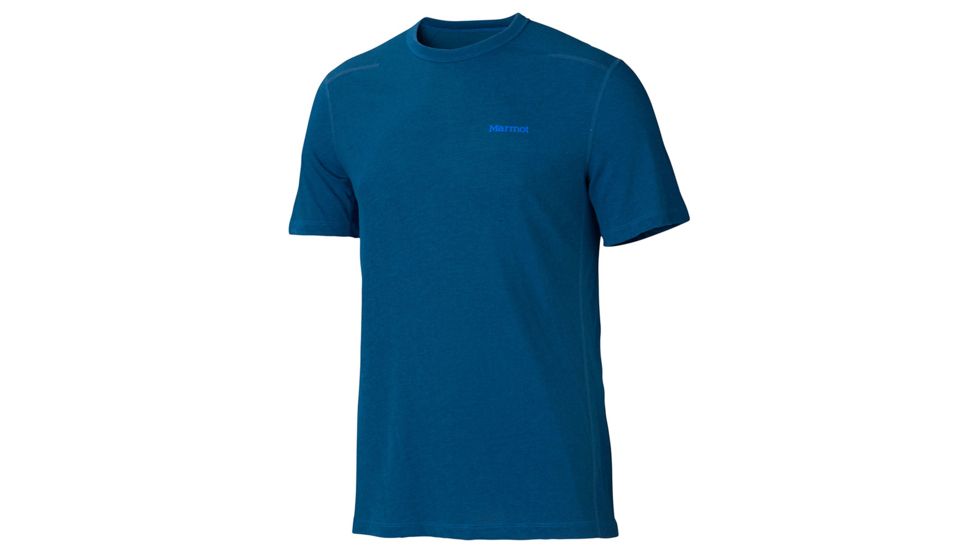 Marmot Vance Short Sleeve Tee - Men's-Blue Sapphire-X-Large