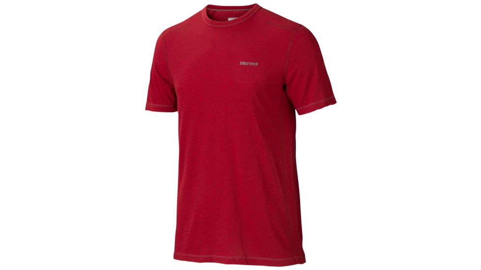 Marmot Vance Short Sleeve Tee - Men's-Brick Heather-Small