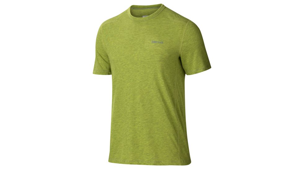 Marmot Vance Short Sleeve Tee - Men's-Green Lichen Heather-Large