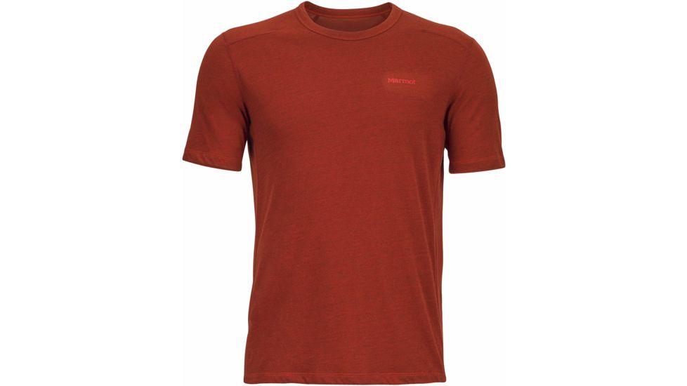 Marmot Vance Short Sleeve Tee - Men's-Redstone Heather-Medium